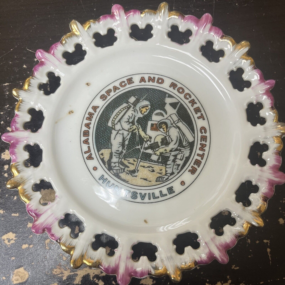 Alabama space and Rocket Center, Huntsville plate